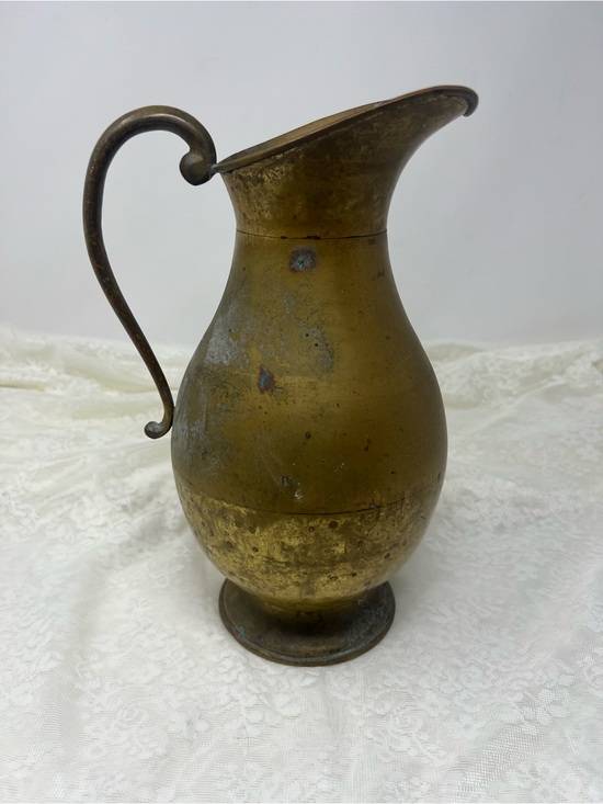 Other - Vintage Brass Pitcher Jug - Gold Tone